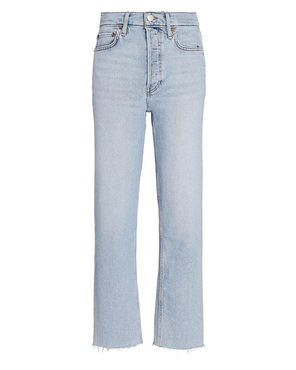 90s Crop Straight-Leg Jeans sold by INTERMIX product image thumbnail 4