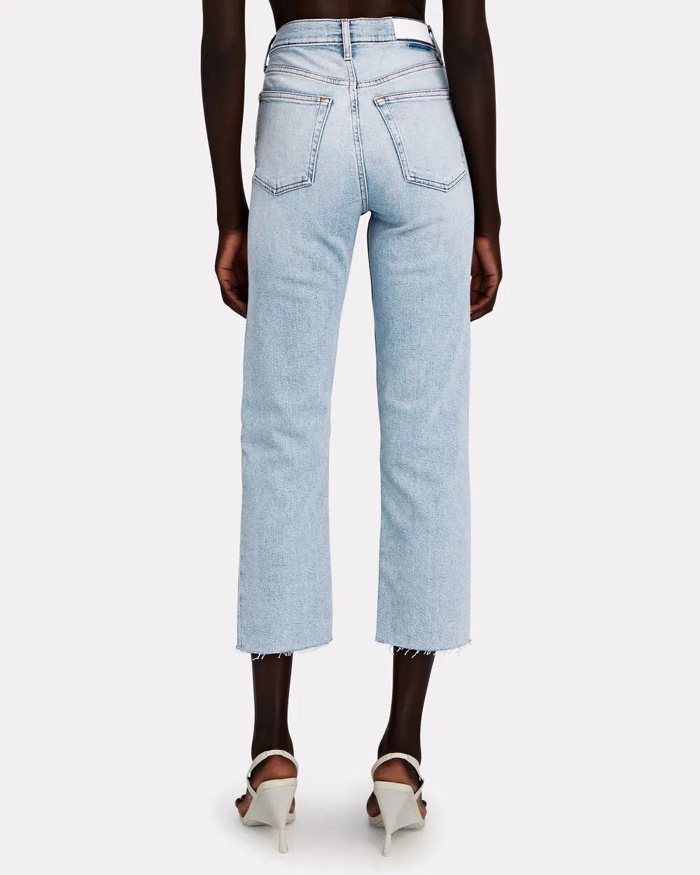 90s Crop Straight-Leg Jeans sold by INTERMIX product image thumbnail 2