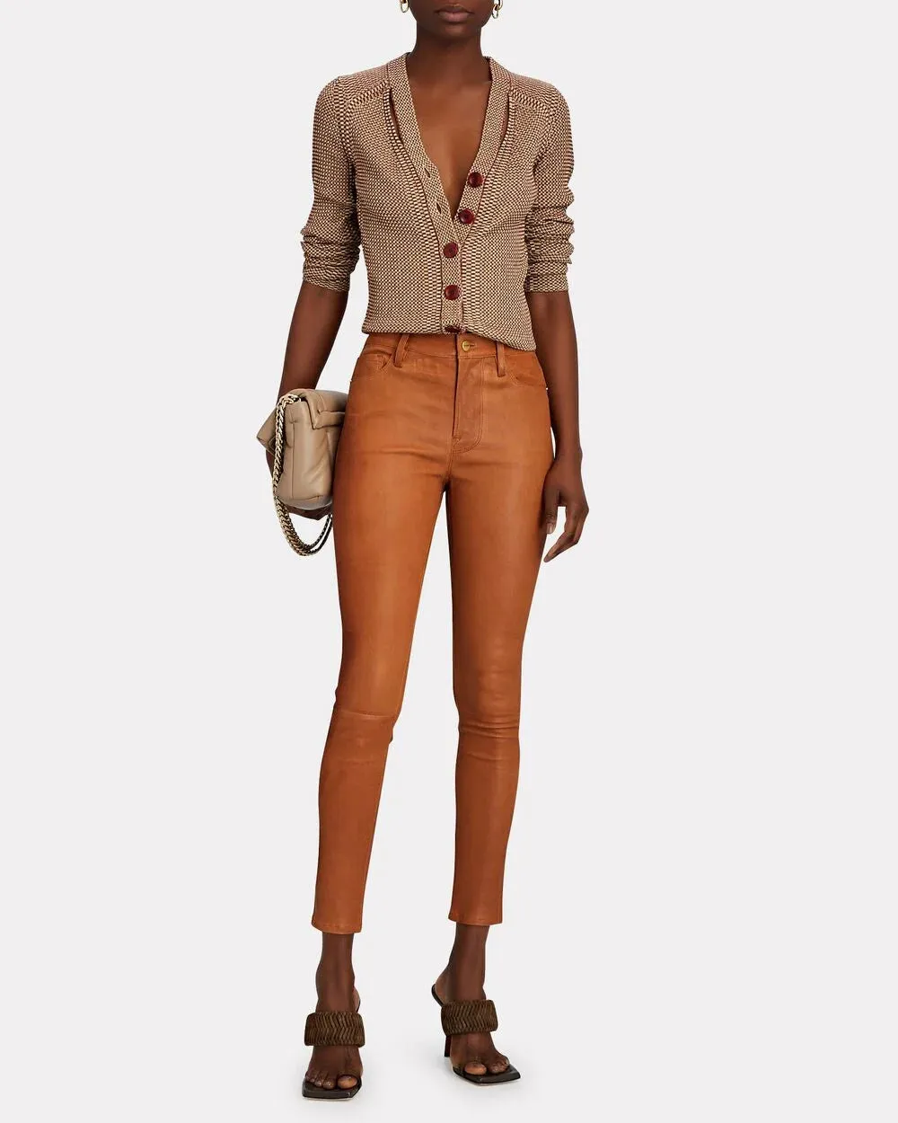 Le High Skinny Leather Pants sold by INTERMIX product image thumbnail 4