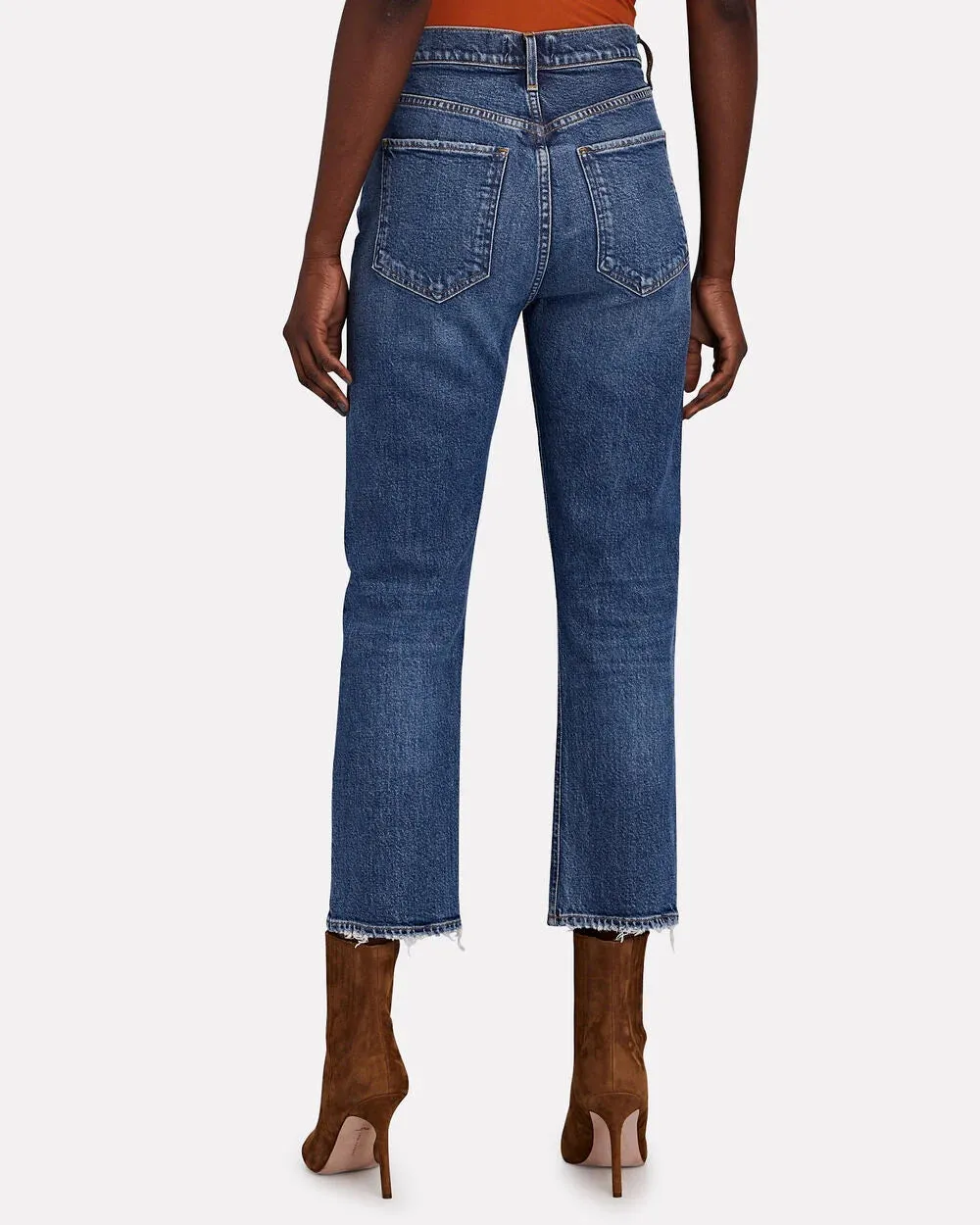 90's Pinch Waist High-Rise Straight Jeans sold by INTERMIX product image thumbnail 2