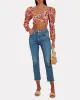 Riley High-Rise Straight Cropped Jeans sold by INTERMIX
