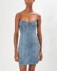 Kylen Denim Mini Dress sold by INTERMIX