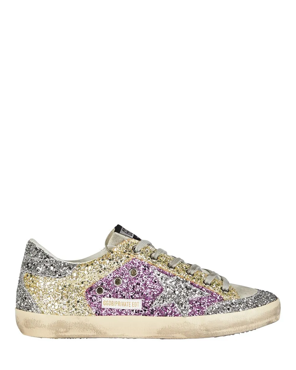 Superstar Glitter Low-Top Sneakers sold by INTERMIX product image thumbnail 5