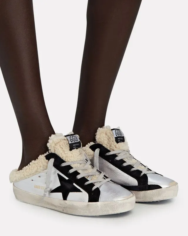 Superstar Sabot Shearling Sneakers sold by INTERMIX