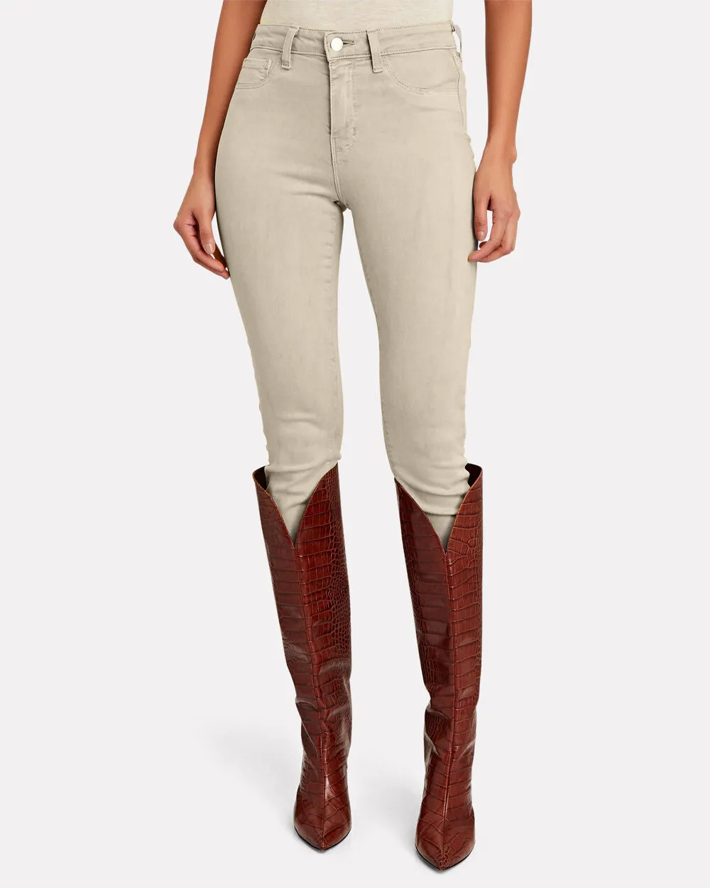 Margot High-Rise Skinny Jeans sold by INTERMIX