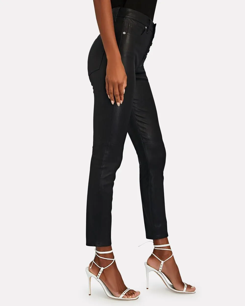 Debbie Leather Skinny Pants sold by INTERMIX product image thumbnail 4
