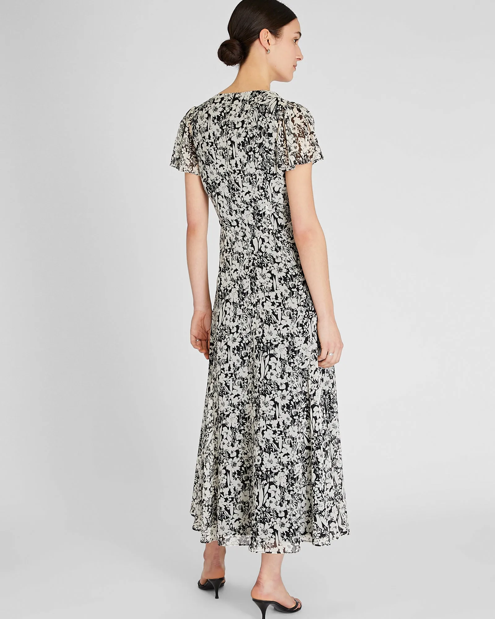 Flutter Sleeve Midi Dress sold by INTERMIX product image thumbnail 3