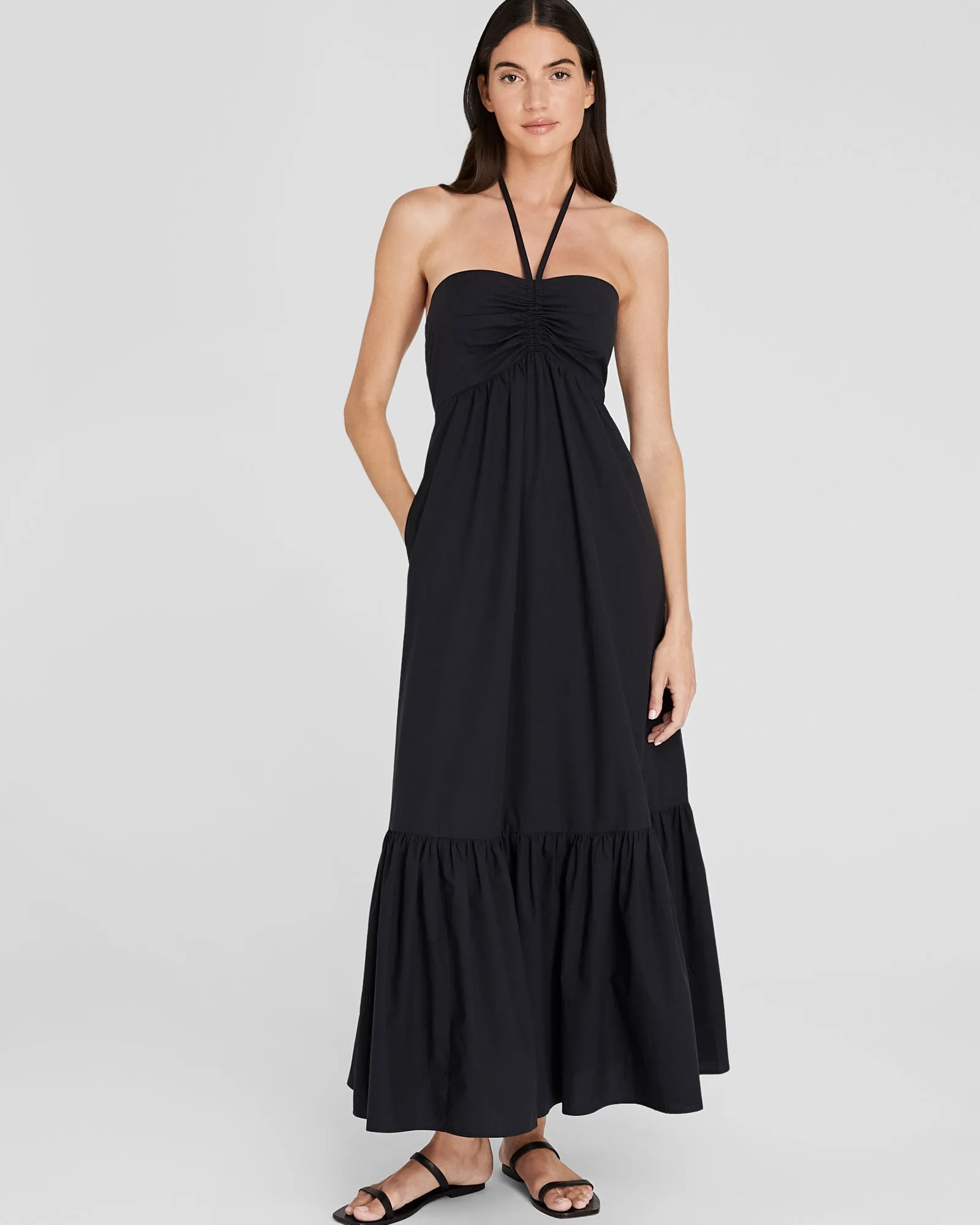 Cotton Halter Maxi Dress sold by INTERMIX