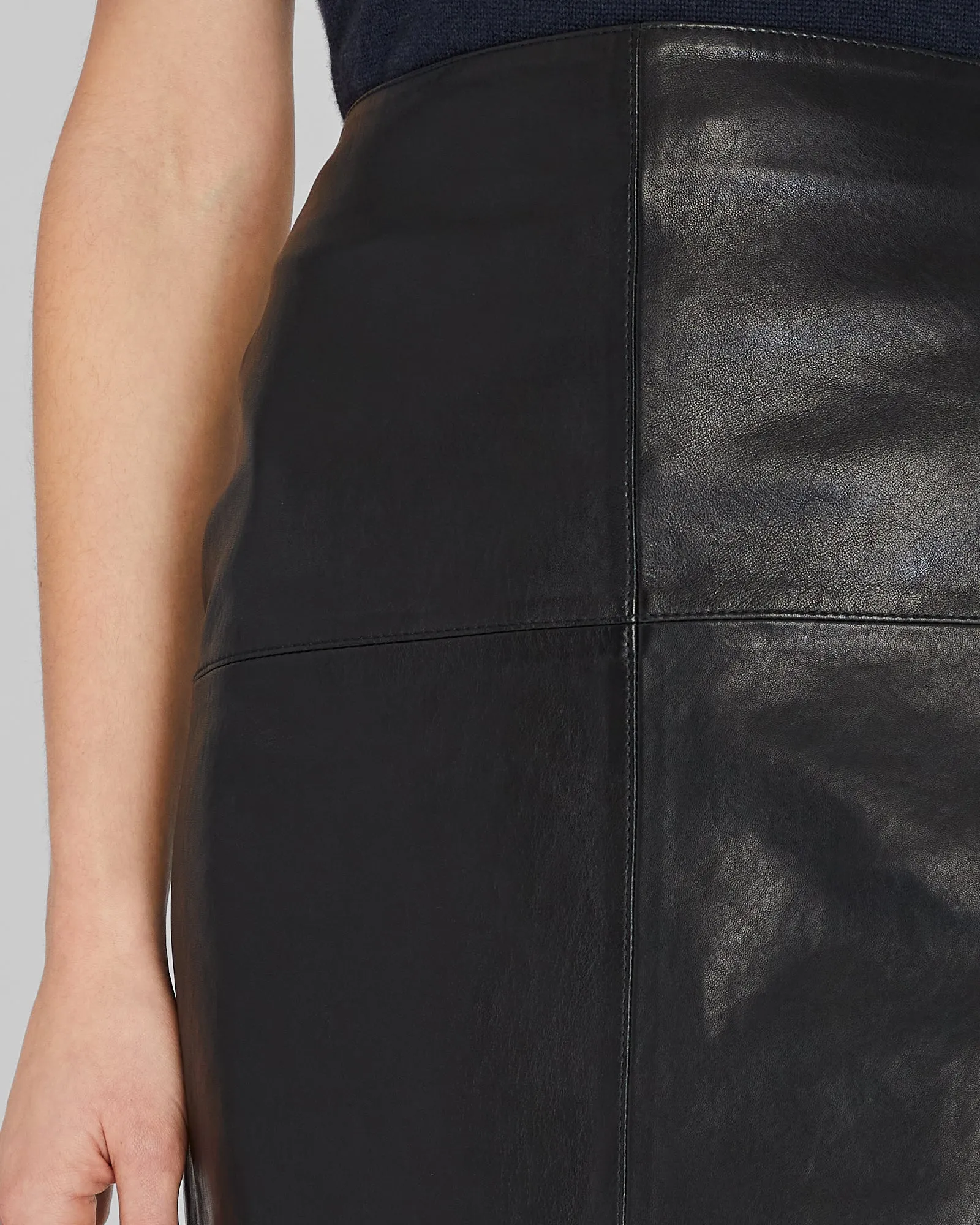 Leather Pencil Skirt sold by INTERMIX product image thumbnail 2