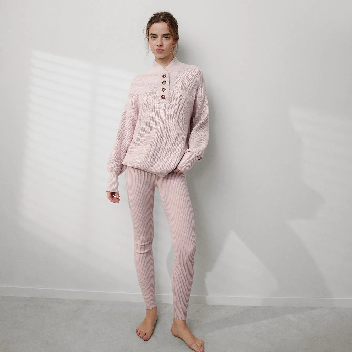 Cottonsilk™ Pocket Henley sold by INTERMIX product image thumbnail 3