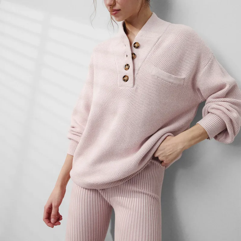 Cottonsilk™ Pocket Henley sold by INTERMIX