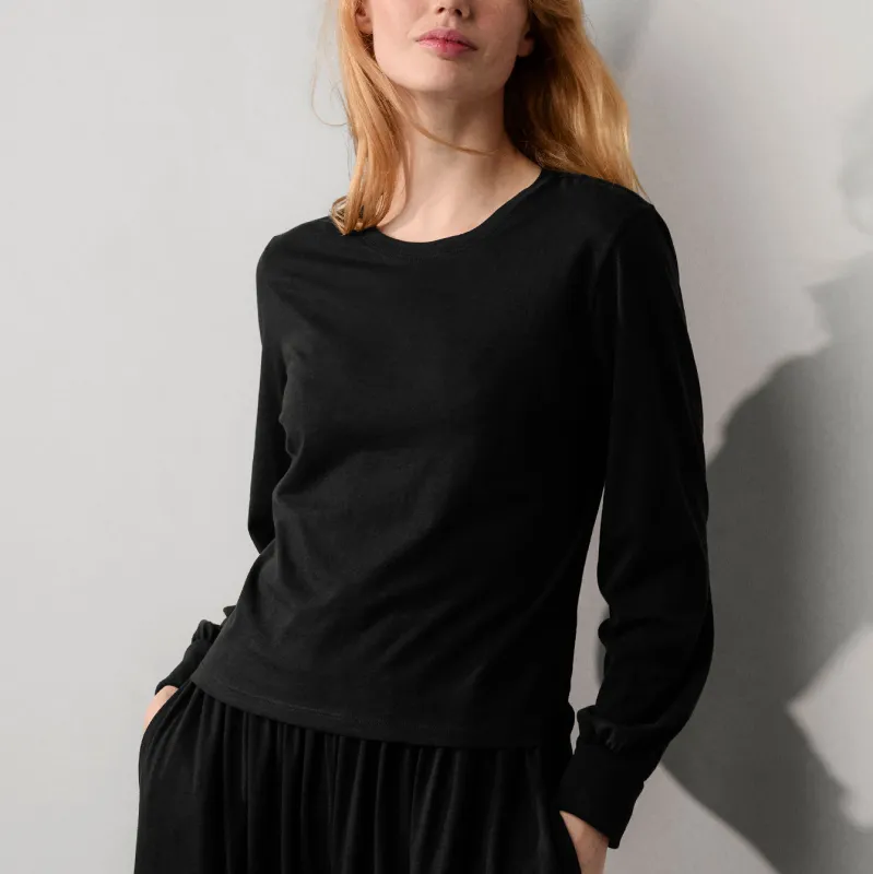 Organic Pima Crew Neck Long Sleeve sold by INTERMIX