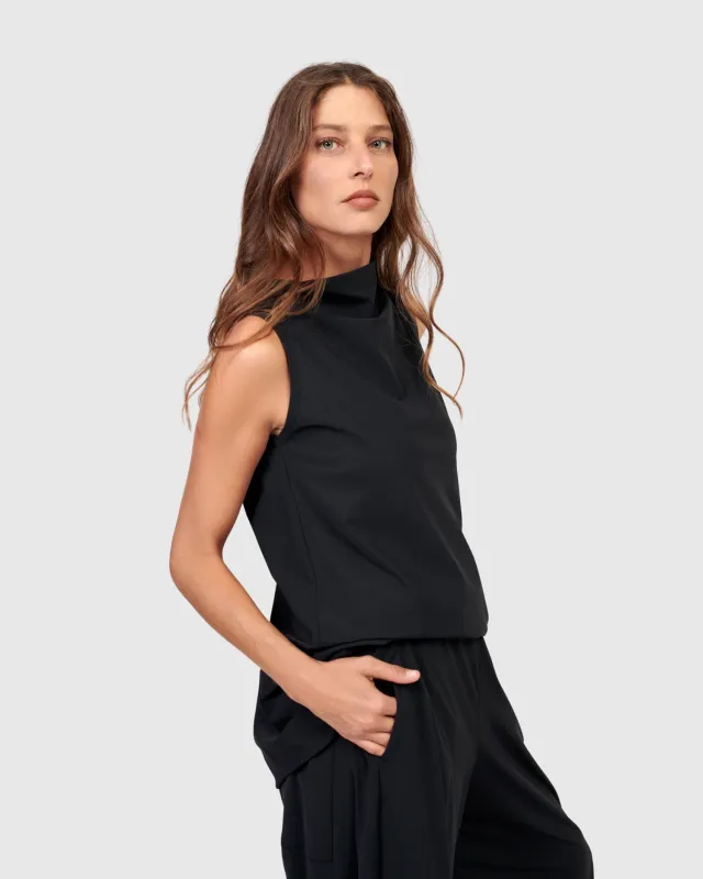 Tekbika Bistro Top, Black sold by INTERMIX