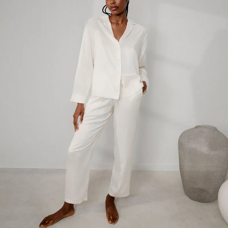 Washable Silk Long Sleeve Pant Set sold by INTERMIX