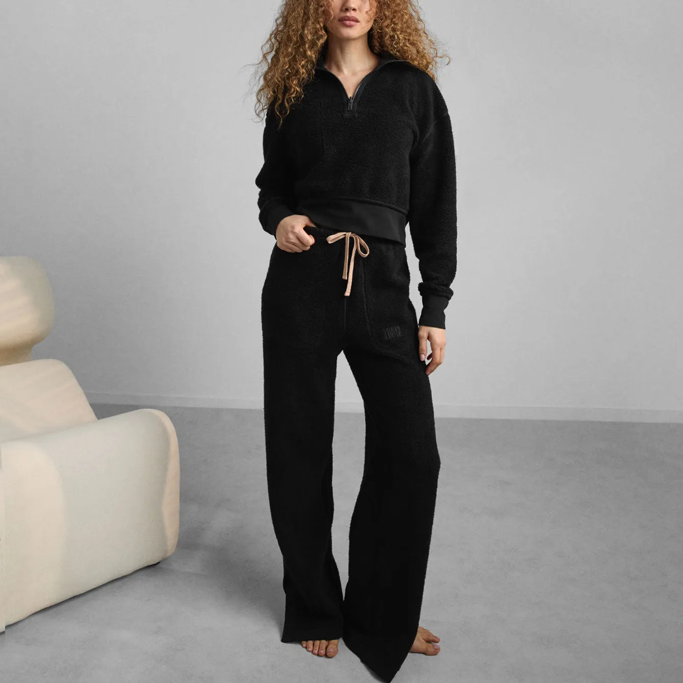 Silksweats™ Midweight Reversible Half Zip sold by INTERMIX product image thumbnail 2