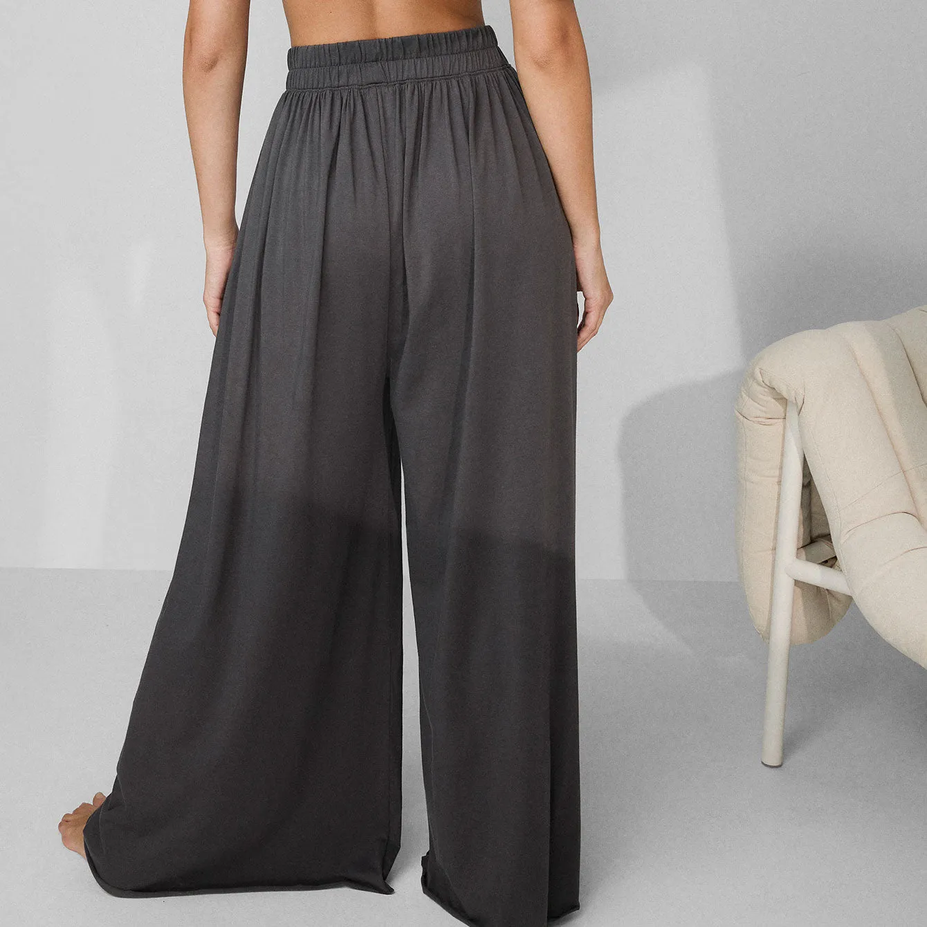 Organic Pima Wide Leg Pant sold by INTERMIX product image thumbnail 3