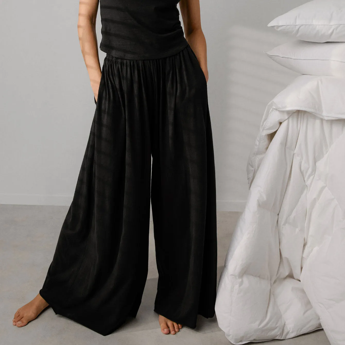 Organic Pima Wide Leg Pant sold by INTERMIX