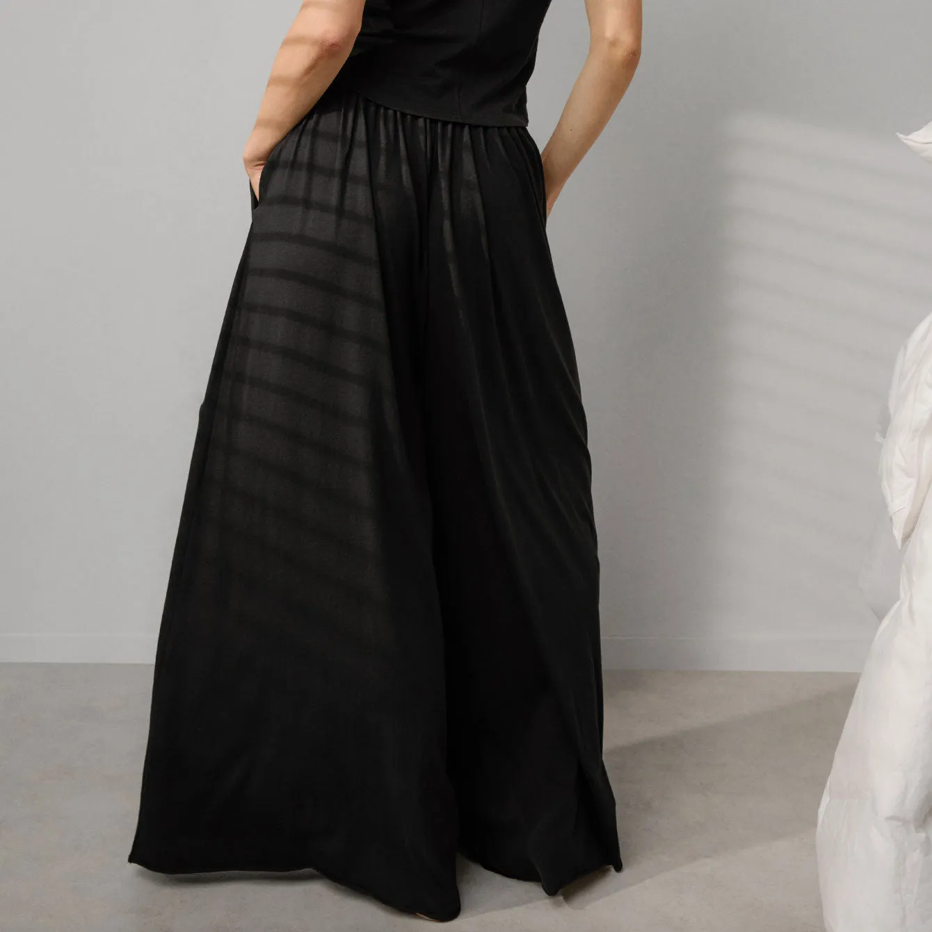 Organic Pima Wide Leg Pant sold by INTERMIX product image thumbnail 3