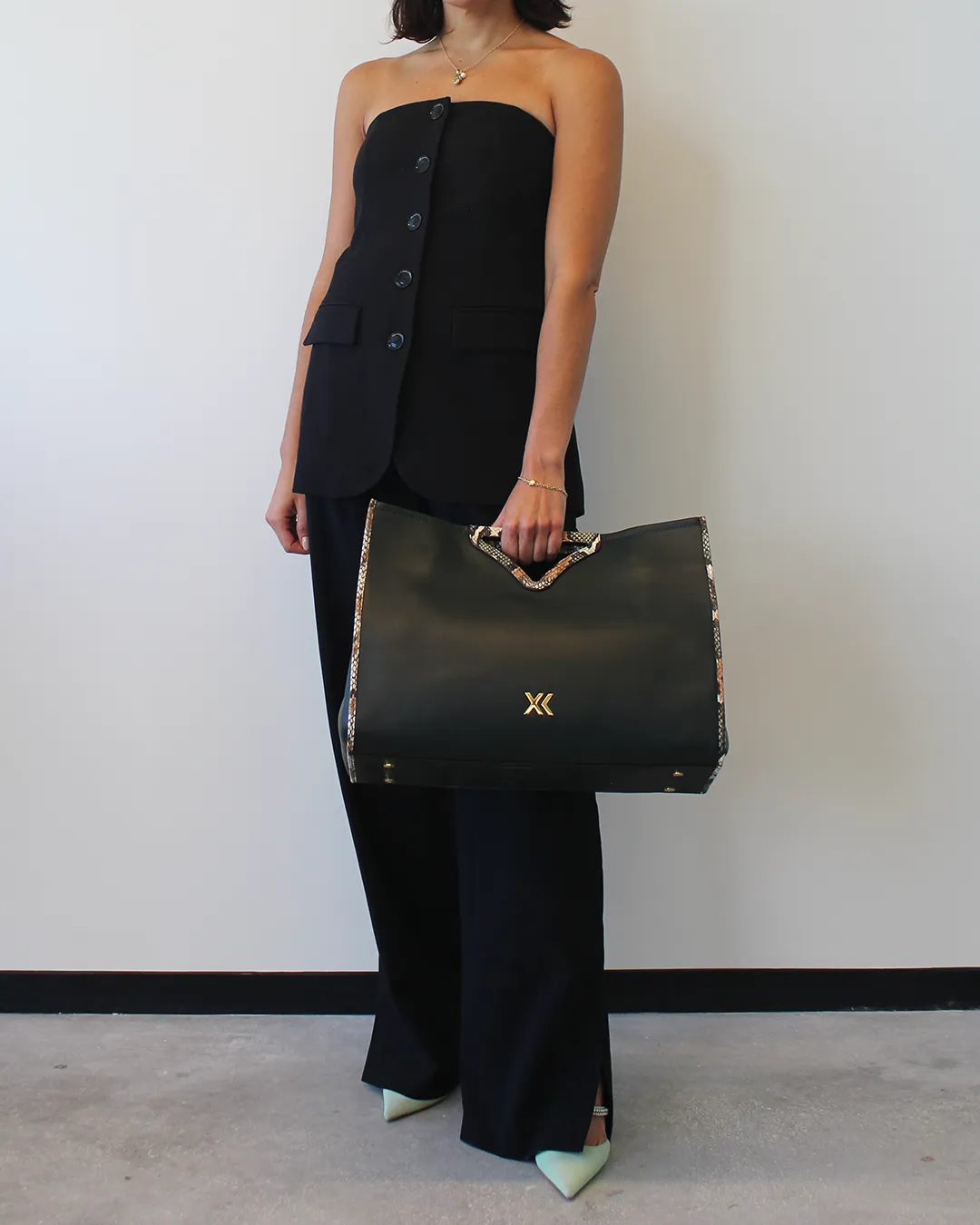 Eloise Tote in Army Green sold by INTERMIX product image thumbnail 5