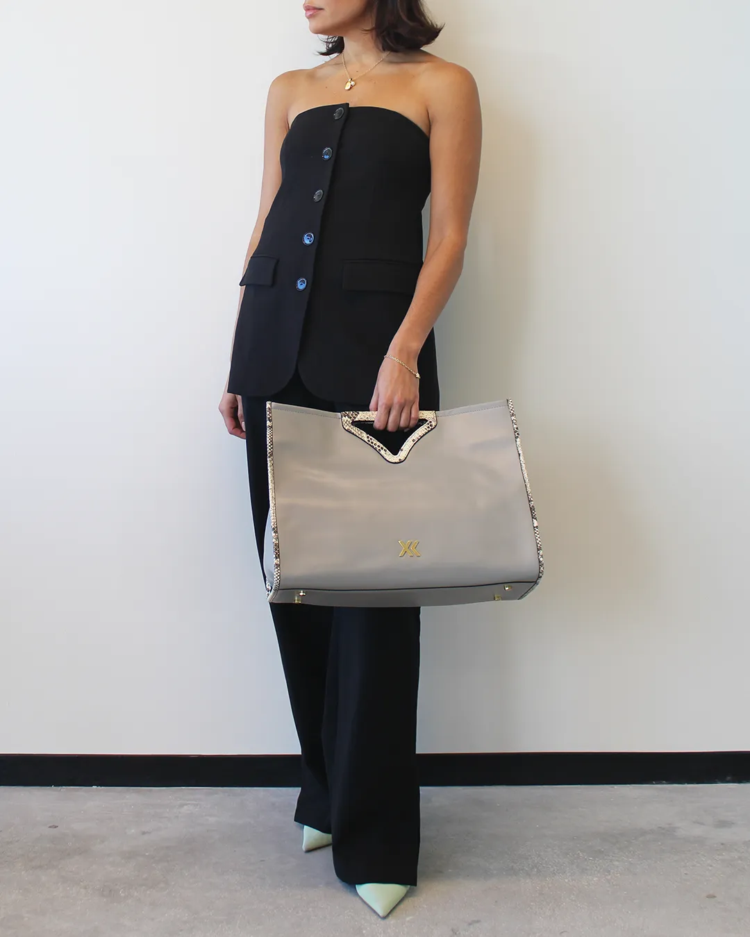Eloise Tote in Gray sold by INTERMIX product image thumbnail 5
