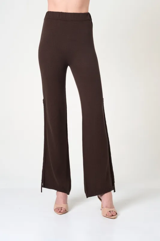 Flared Pants in Brown made by INTERMIX