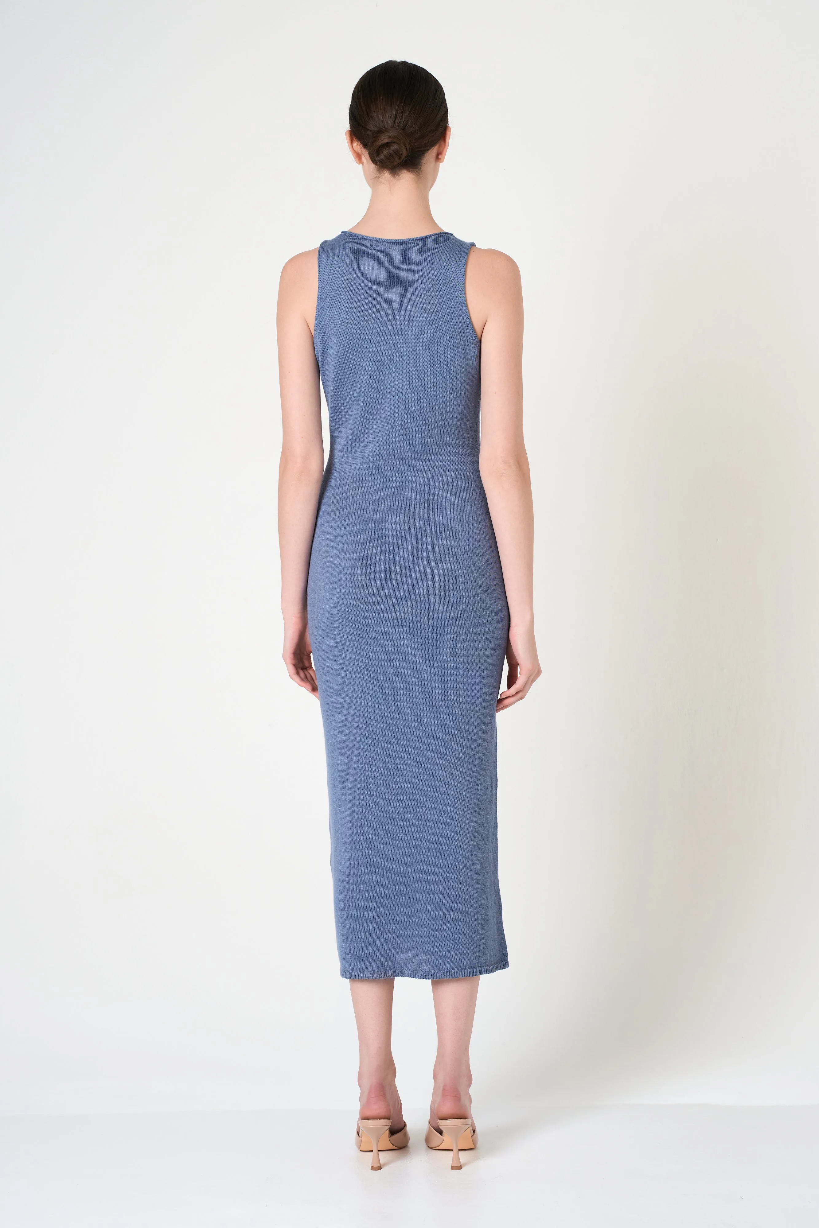 Midi Dress in Denim sold by INTERMIX product image thumbnail 2