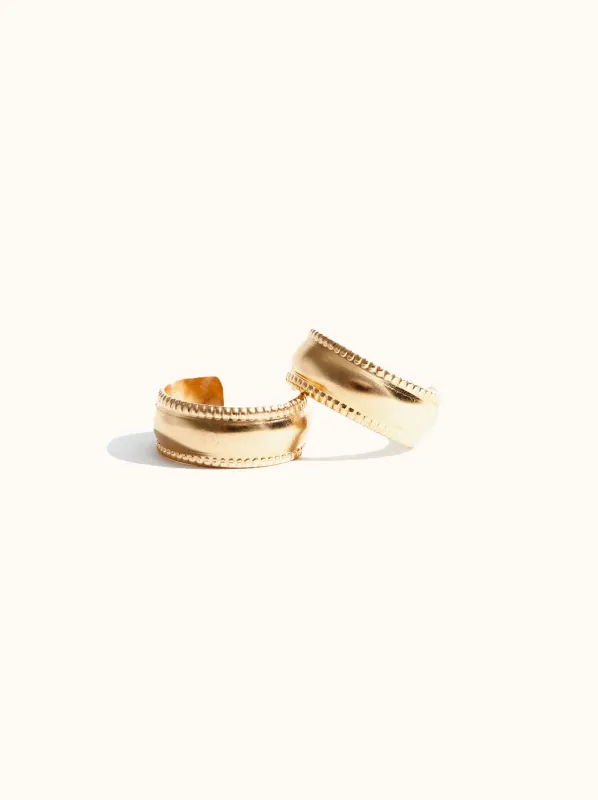 Chunky Column Hoops made by Able