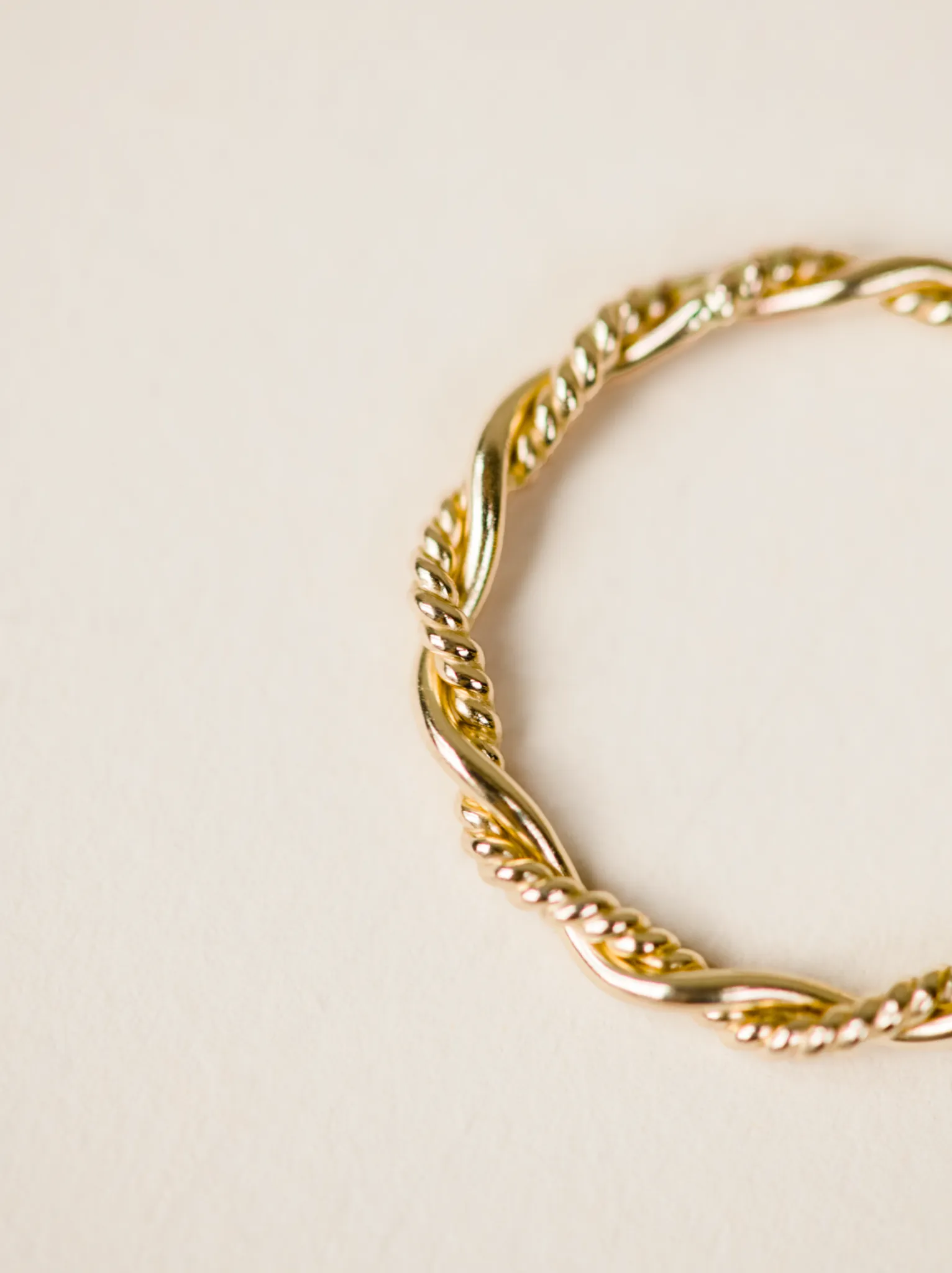 Braided Twist Ring sold by INTERMIX product image thumbnail 4