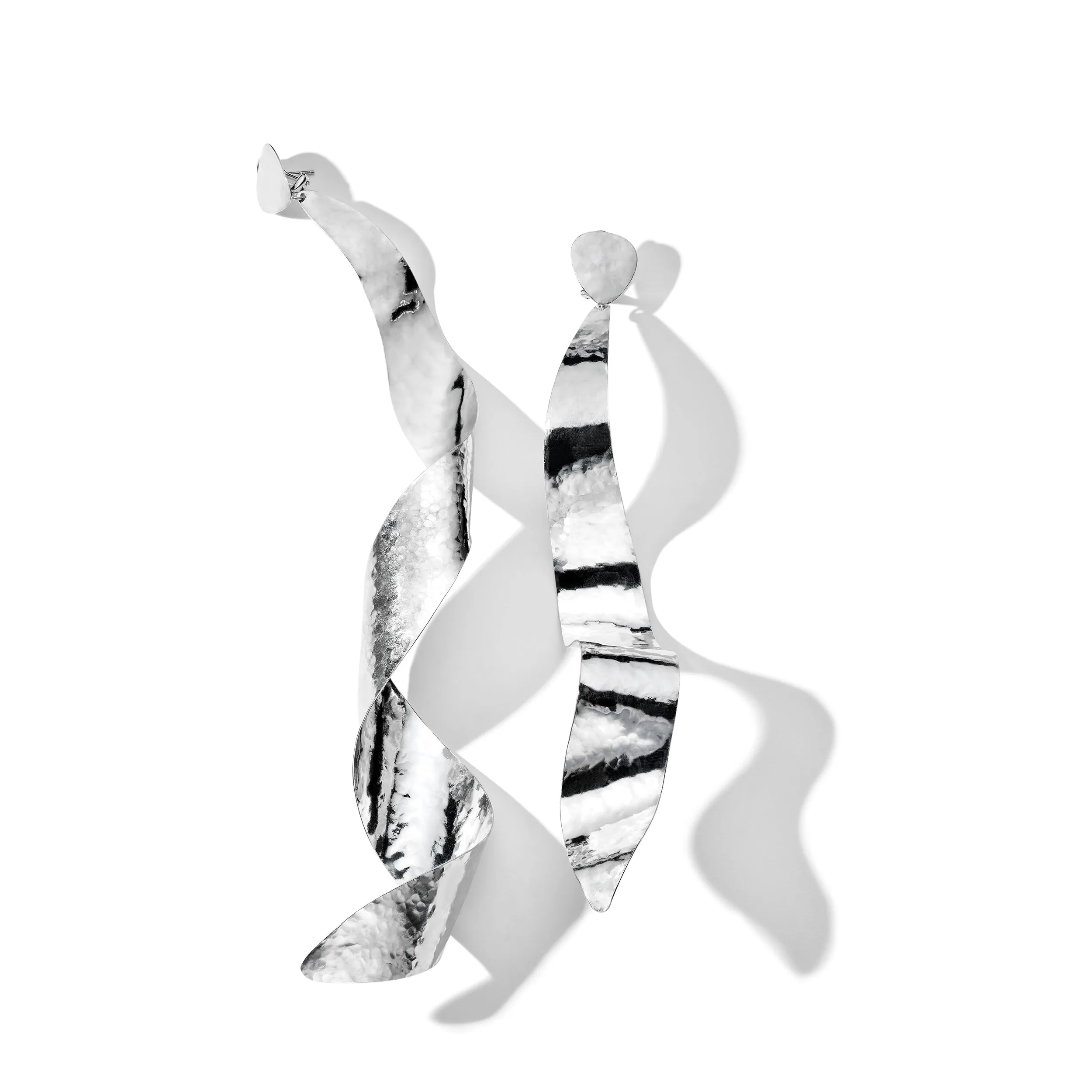 Crinkle Hammered Ribbon Earrings sold by Ippolita