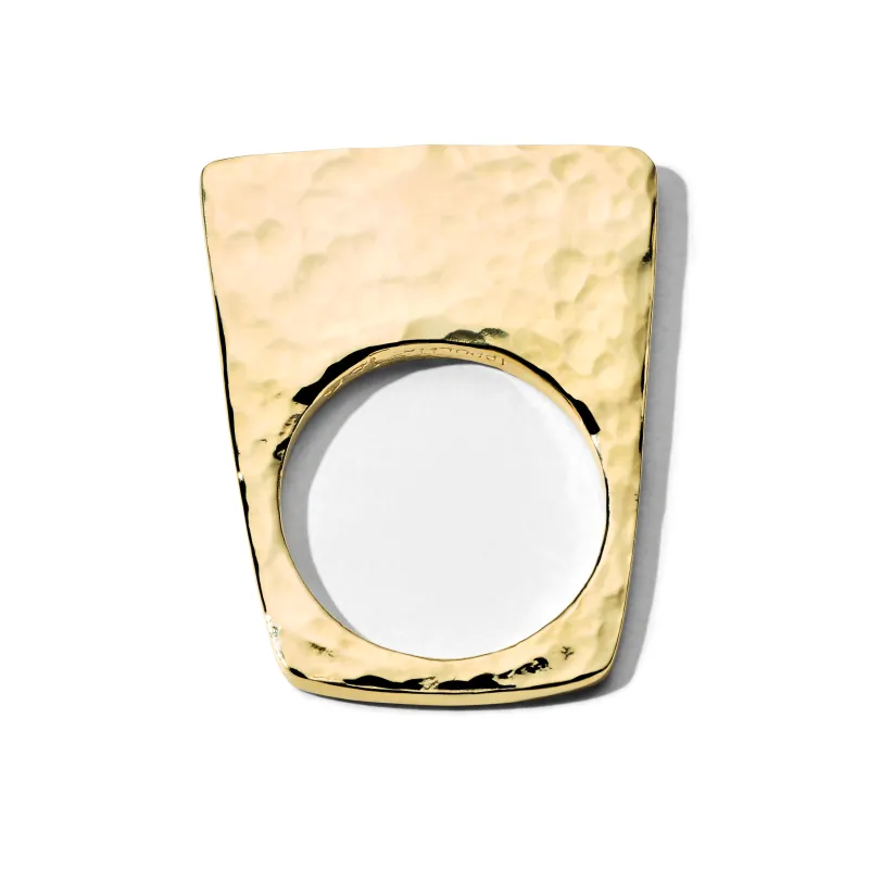 Gold Hammered Flat Ring sold by Ippolita