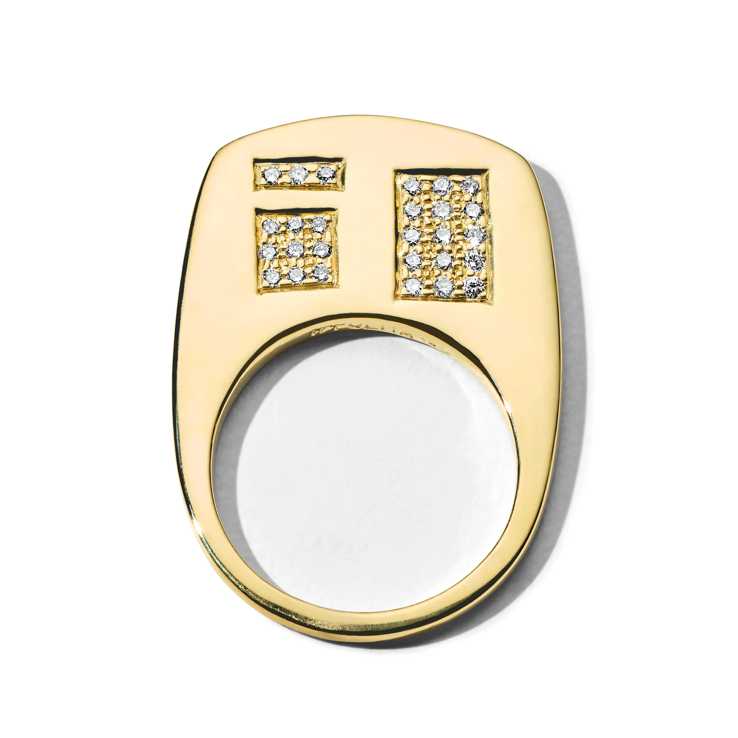 Pavé Diamond "Glyph" Ring (0.24ctw) sold by Ippolita