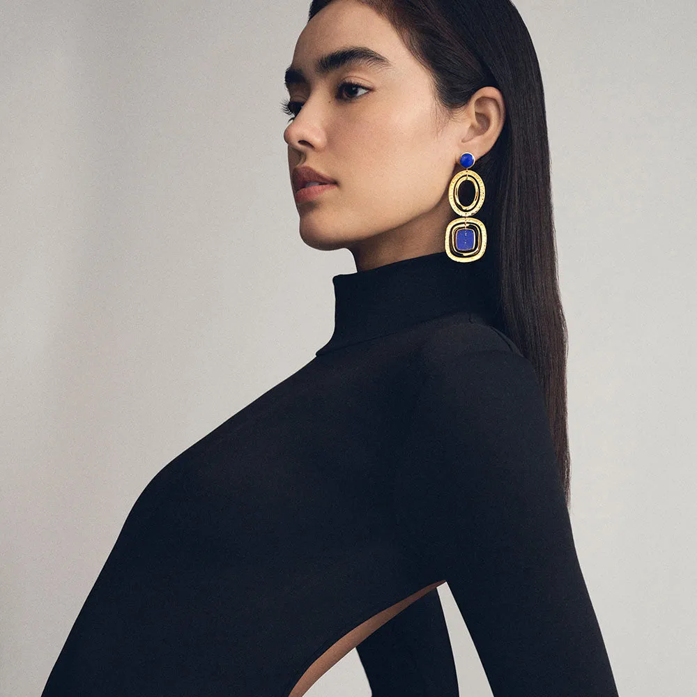 Mélange Two-Tier Oval and Square Earrings sold by Ippolita product image thumbnail 4