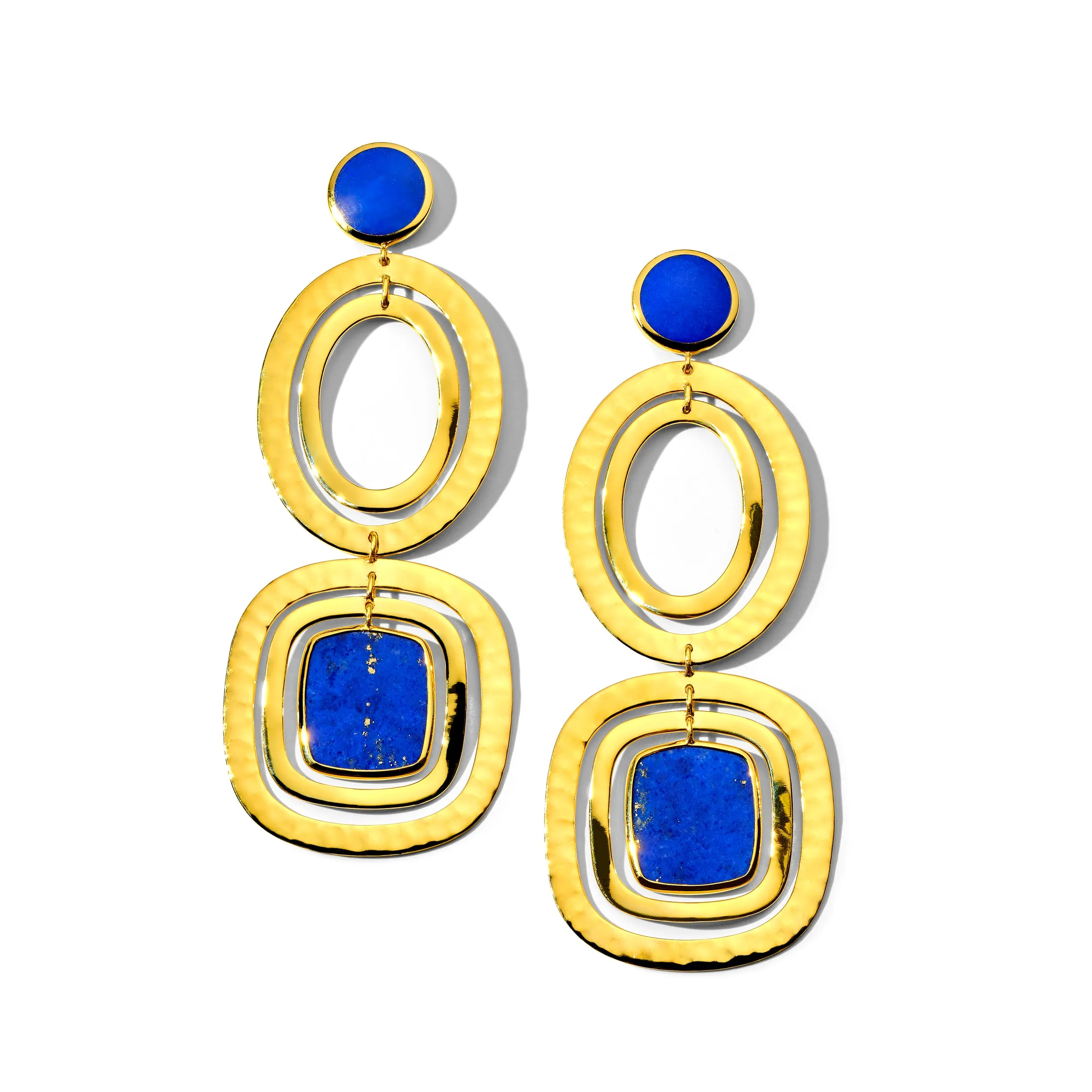 Mélange Two-Tier Oval and Square Earrings sold by Ippolita