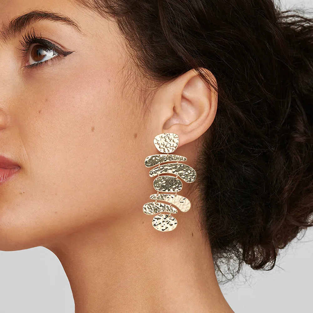 Crinkle Organic Shape 7-Tier Dangle Earrings sold by Ippolita product image thumbnail 2