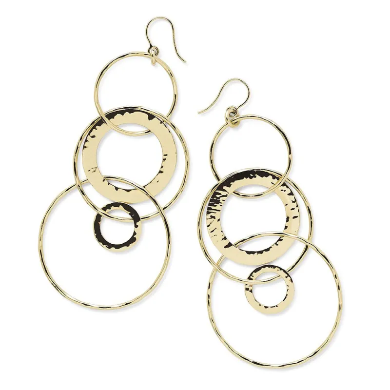 Jumbo Hammered Jet Set Earrings sold by Ippolita