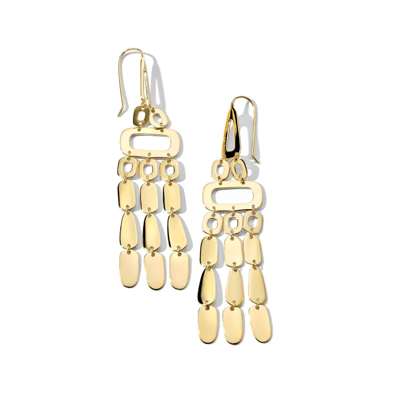 Mosaic Aztec Earrings made by Ippolita