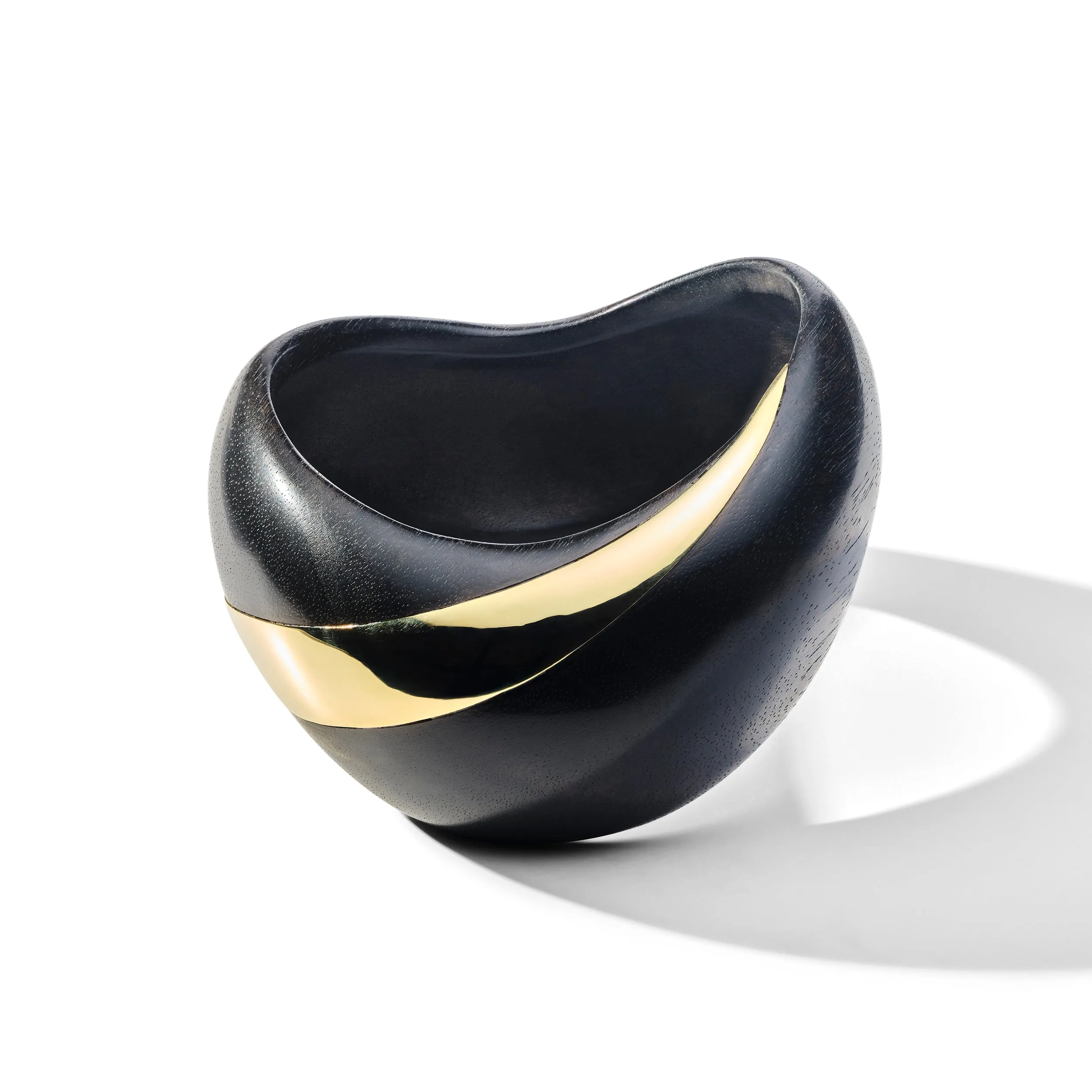 Vintage Large Ebony Bangle With Gold Inlay sold by Ippolita