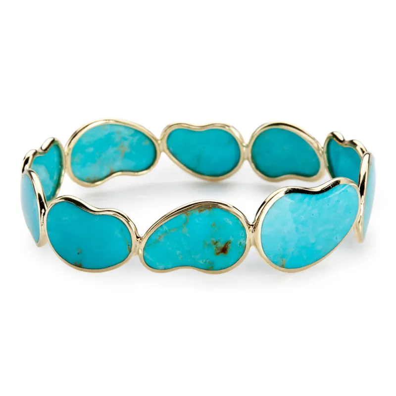 Bean Bangle in Turquoise sold by Ippolita
