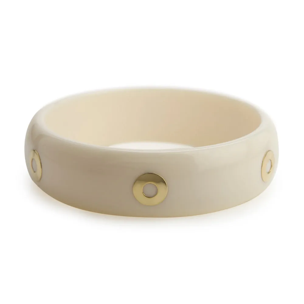 Resin Lifesaver Bangle in Ivory sold by Ippolita