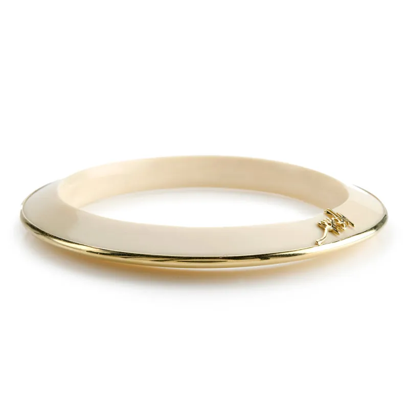 Ippolita Signature Resin Bangle in Ivory sold by Ippolita