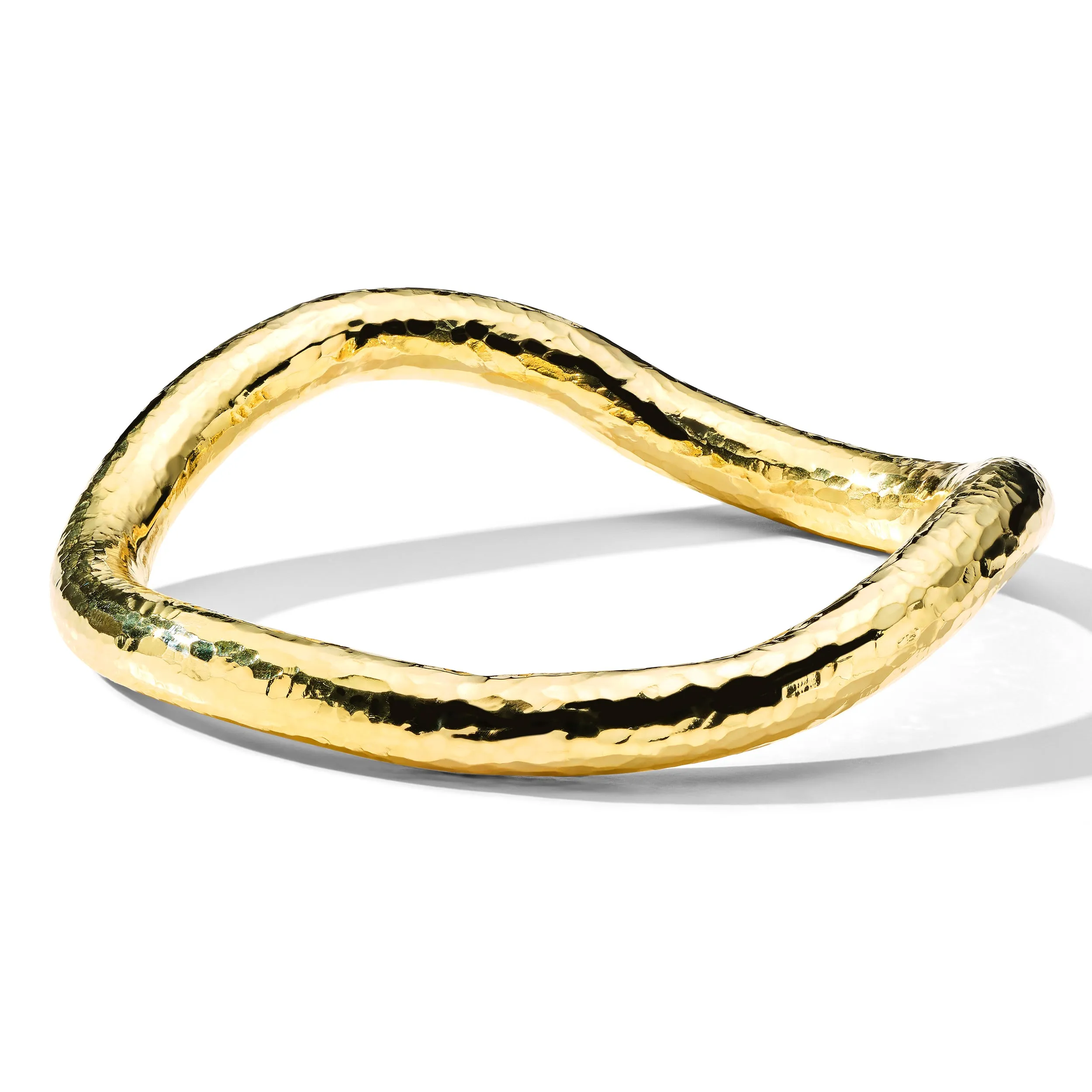 Hammered Thick Wavy Bangle sold by Ippolita