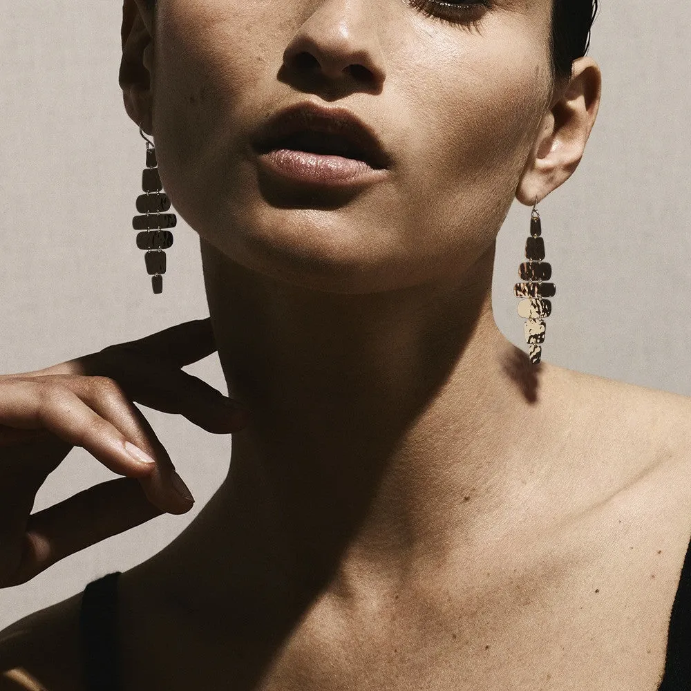 Crinkle Hammered Cascade Earrings sold by Ippolita product image thumbnail 2