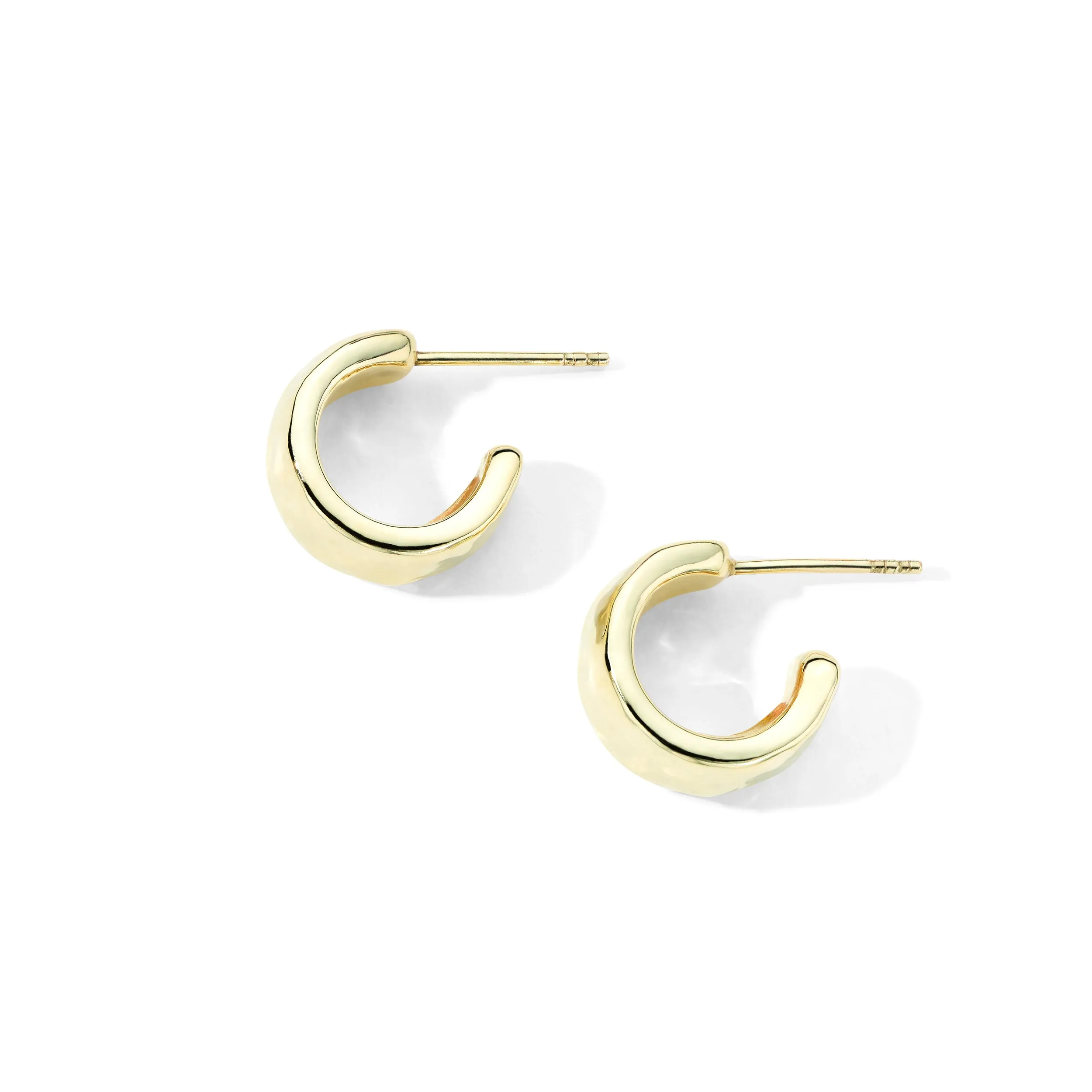 Huggie Hammered Hoop Earrings sold by Ippolita product image thumbnail 2