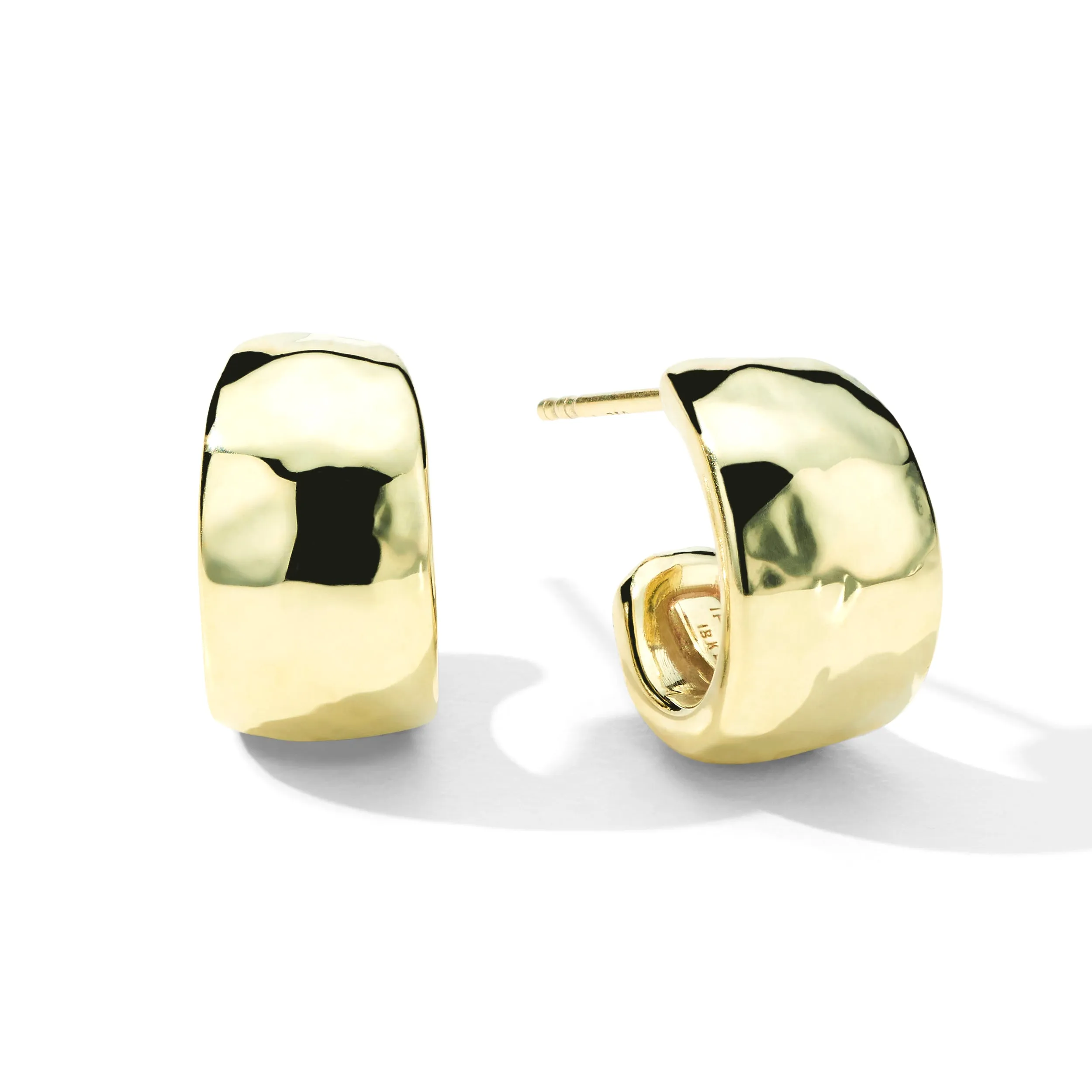 Huggie Hammered Hoop Earrings sold by Ippolita