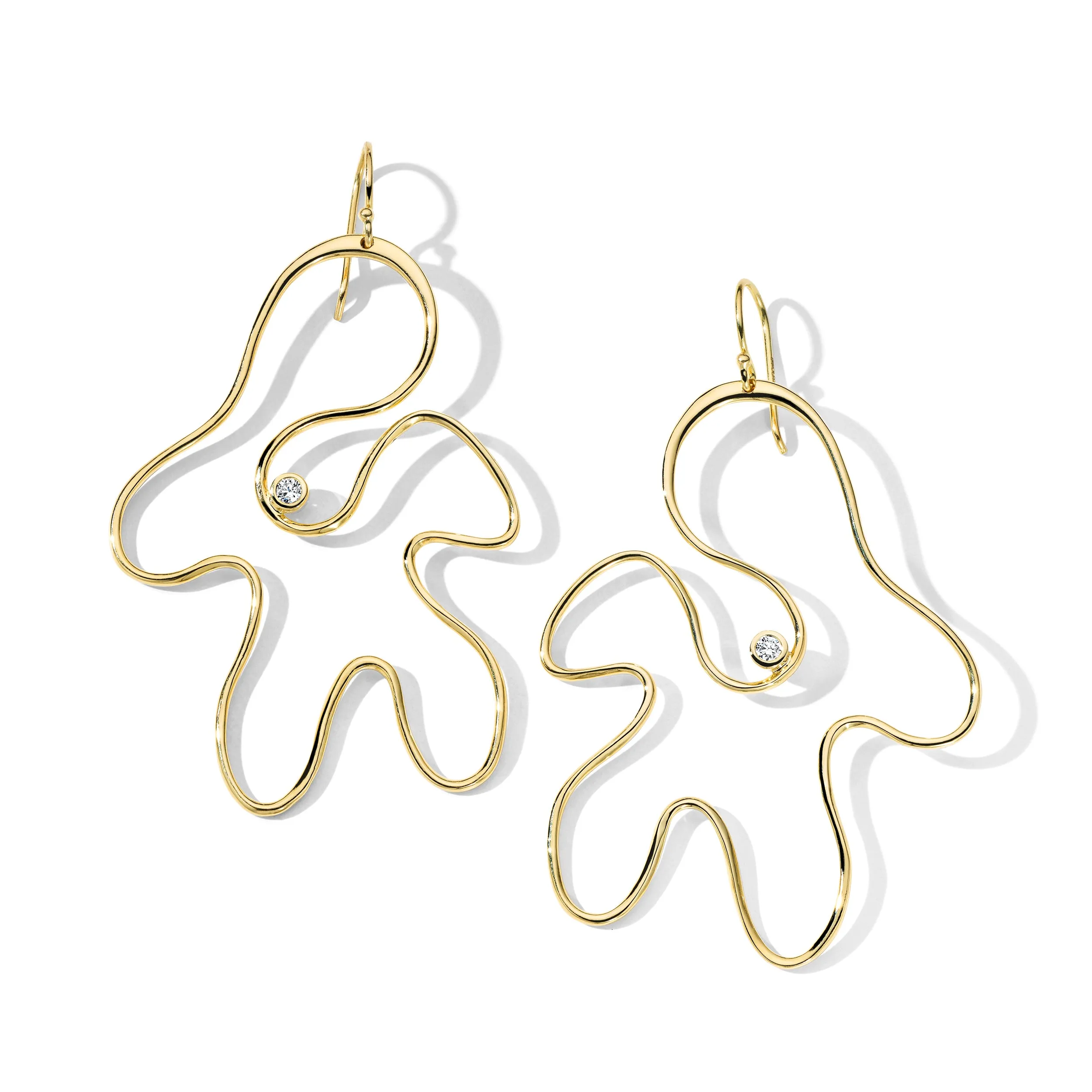 Squiggle Links Thriller Earrings (.12ctw) sold by Ippolita