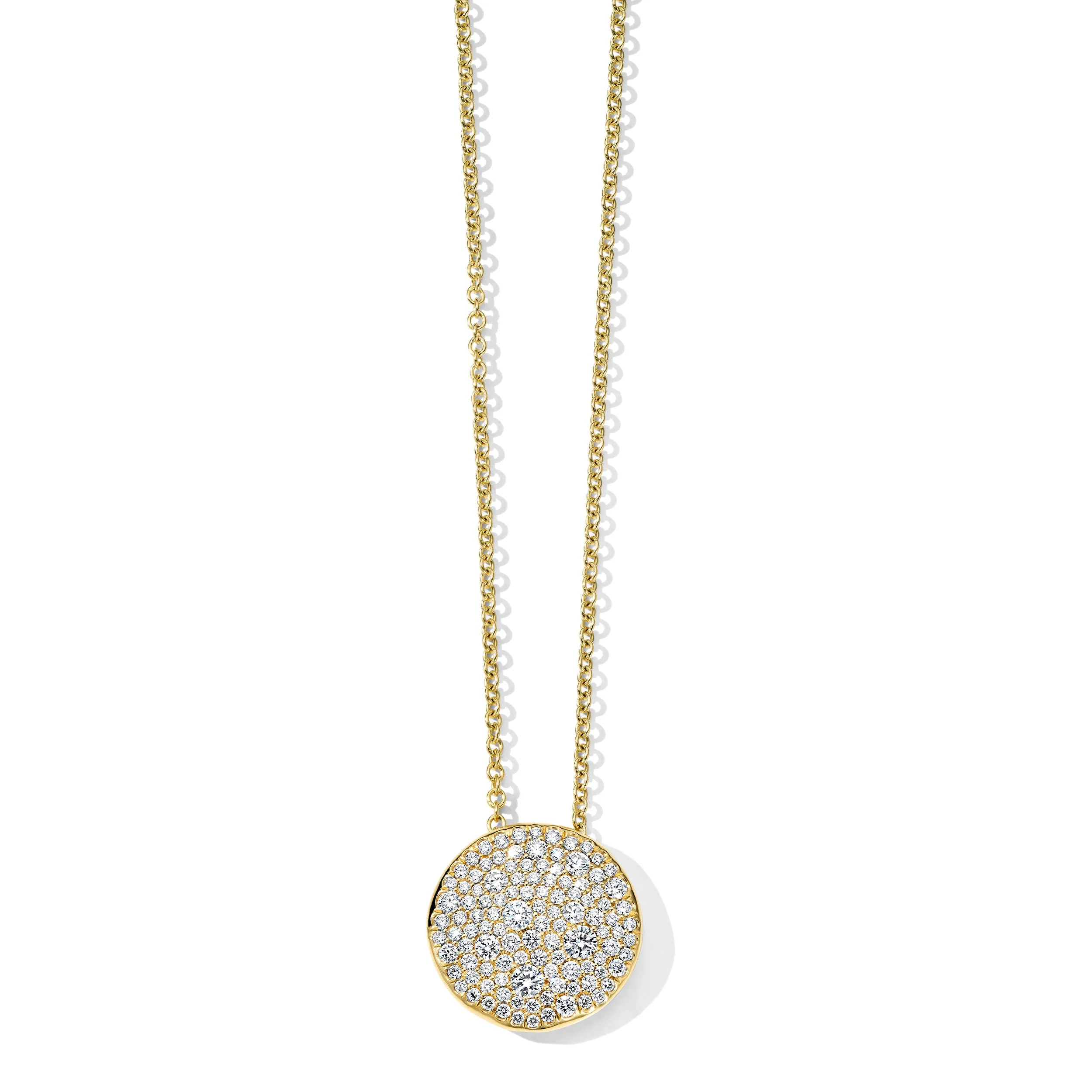 Organic Surface Round Pavé Pendant Necklace (1.07ctw) sold by Ippolita