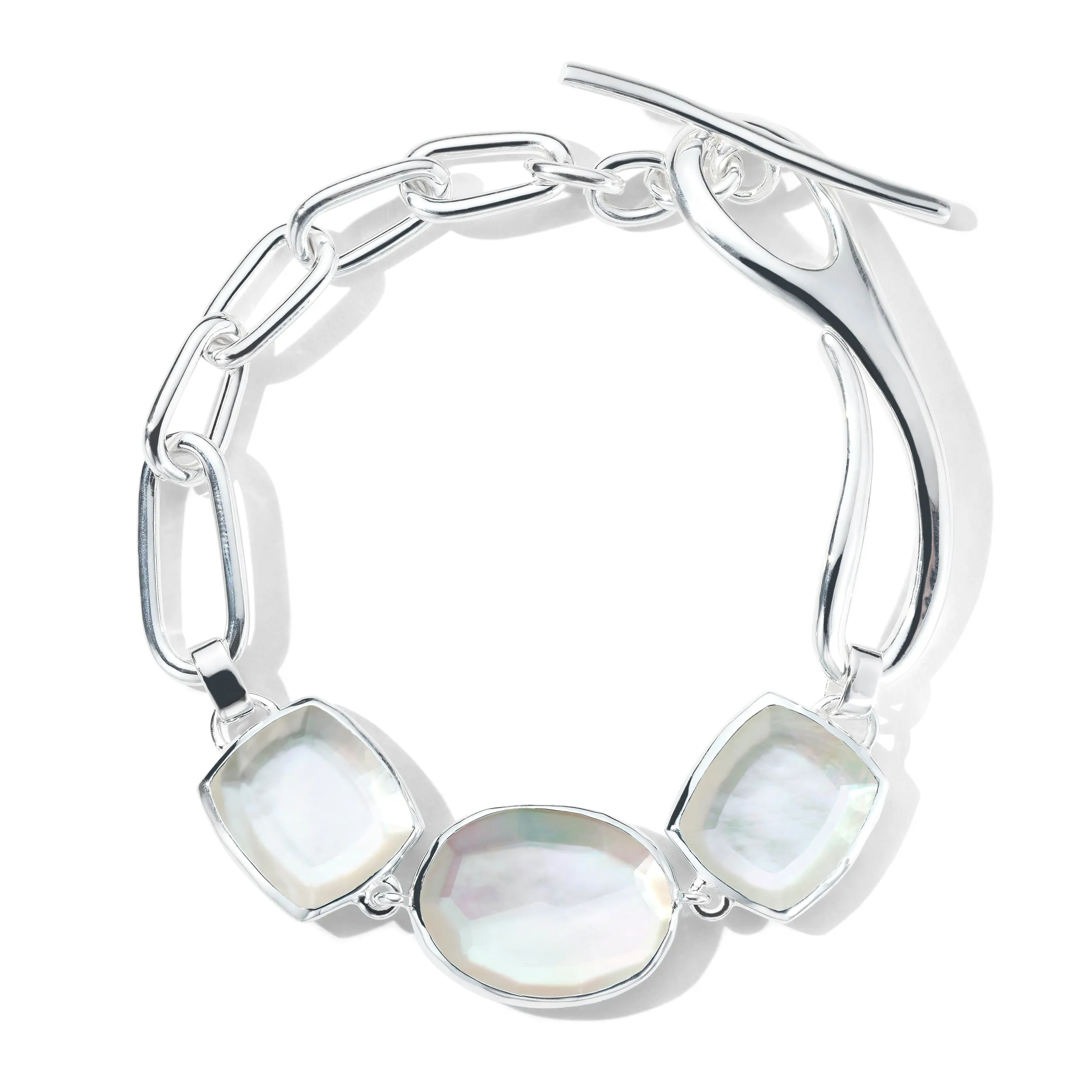 Mixed-Cut Stone & Linea Link Bracelet sold by Ippolita