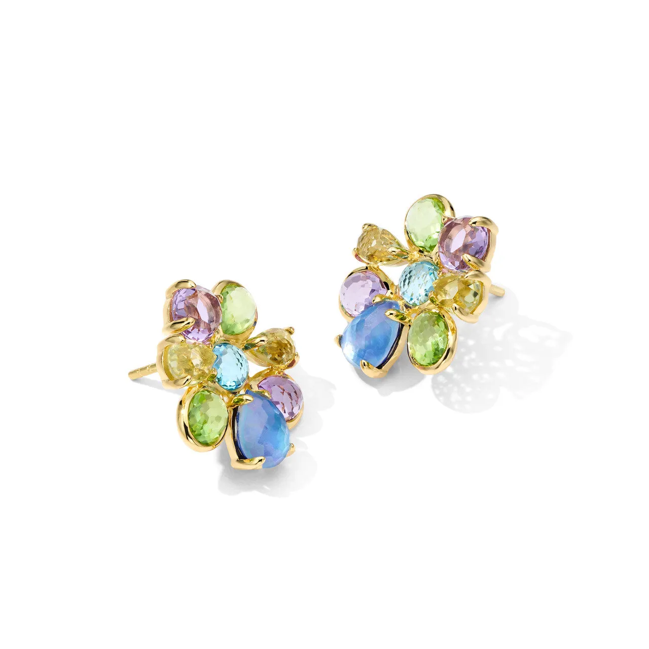 Small 8-Stone Cluster Earrings sold by Ippolita product image thumbnail 2