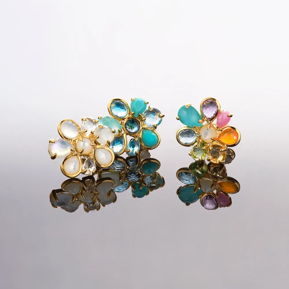 Small 8-Stone Cluster Earrings sold by Ippolita product image thumbnail 4