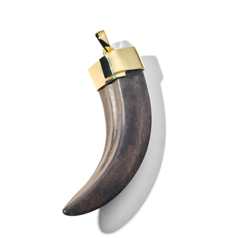 Extra Large Tusk Enhancer in Ebony Wood sold by Ippolita